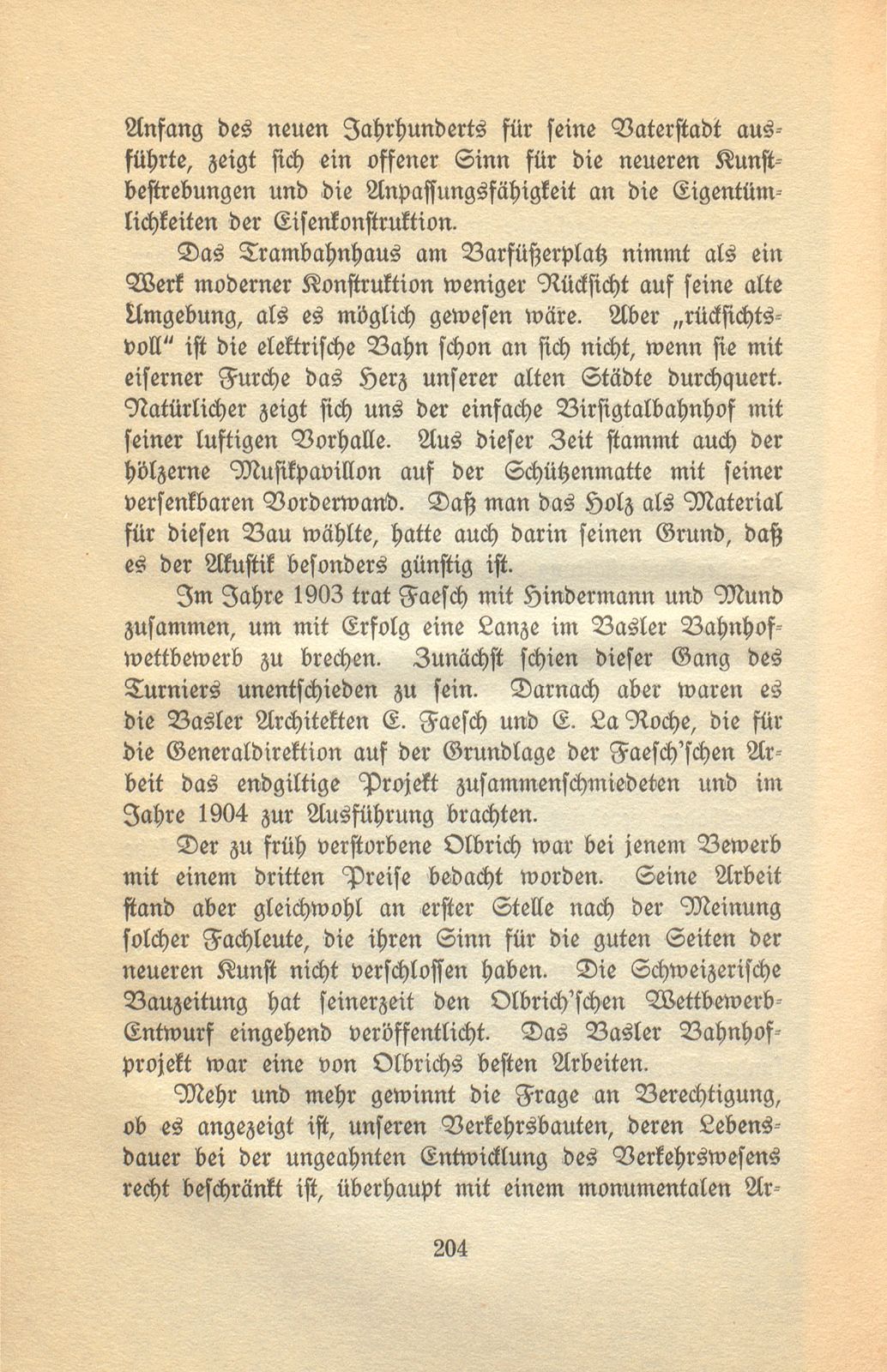 Emil Faesch, Architekt. Geb. 14. Juli 1865, gest. 23. Dezember 1915 – Seite 10