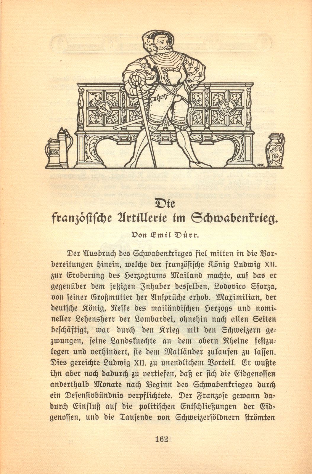 Die französische Artillerie im Schwabenkrieg – Seite 1