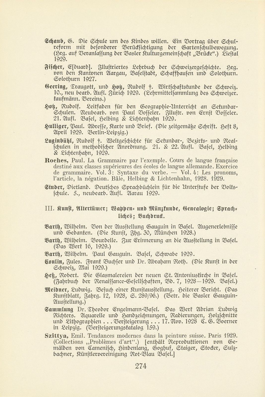 Basler Bibliographie 1929 – Seite 8