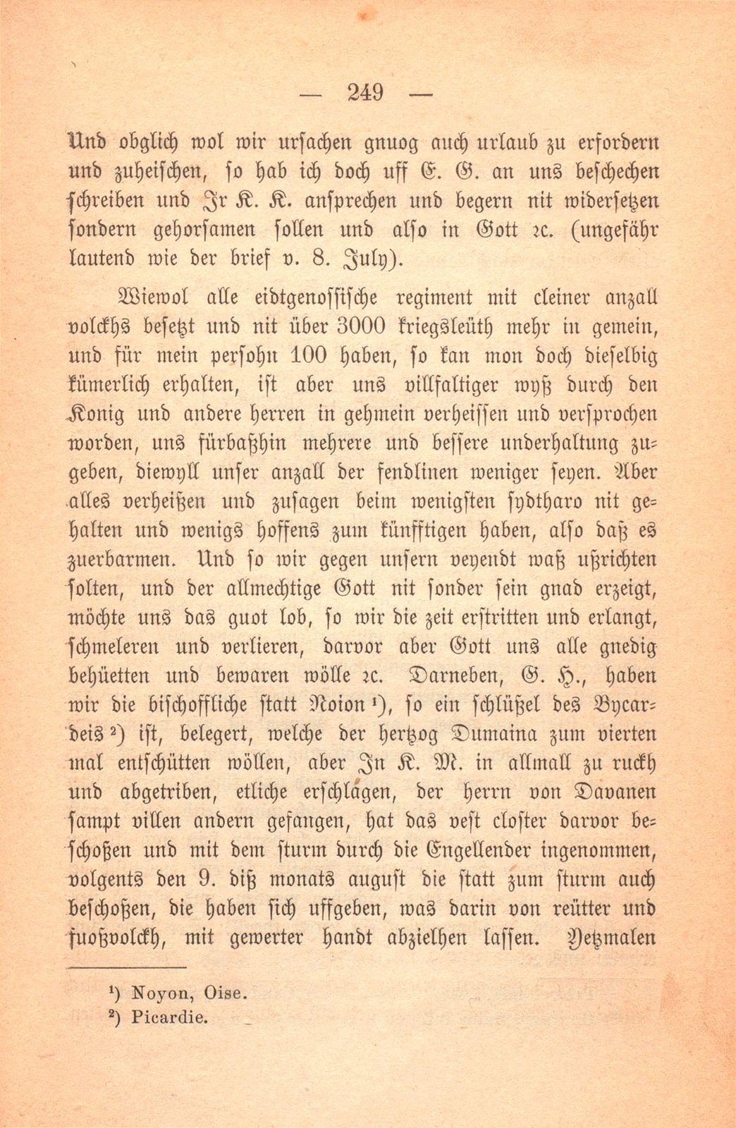 Schicksal einiger Basler Fähnlein in französischem Sold. (1589-1593.) – Seite 98