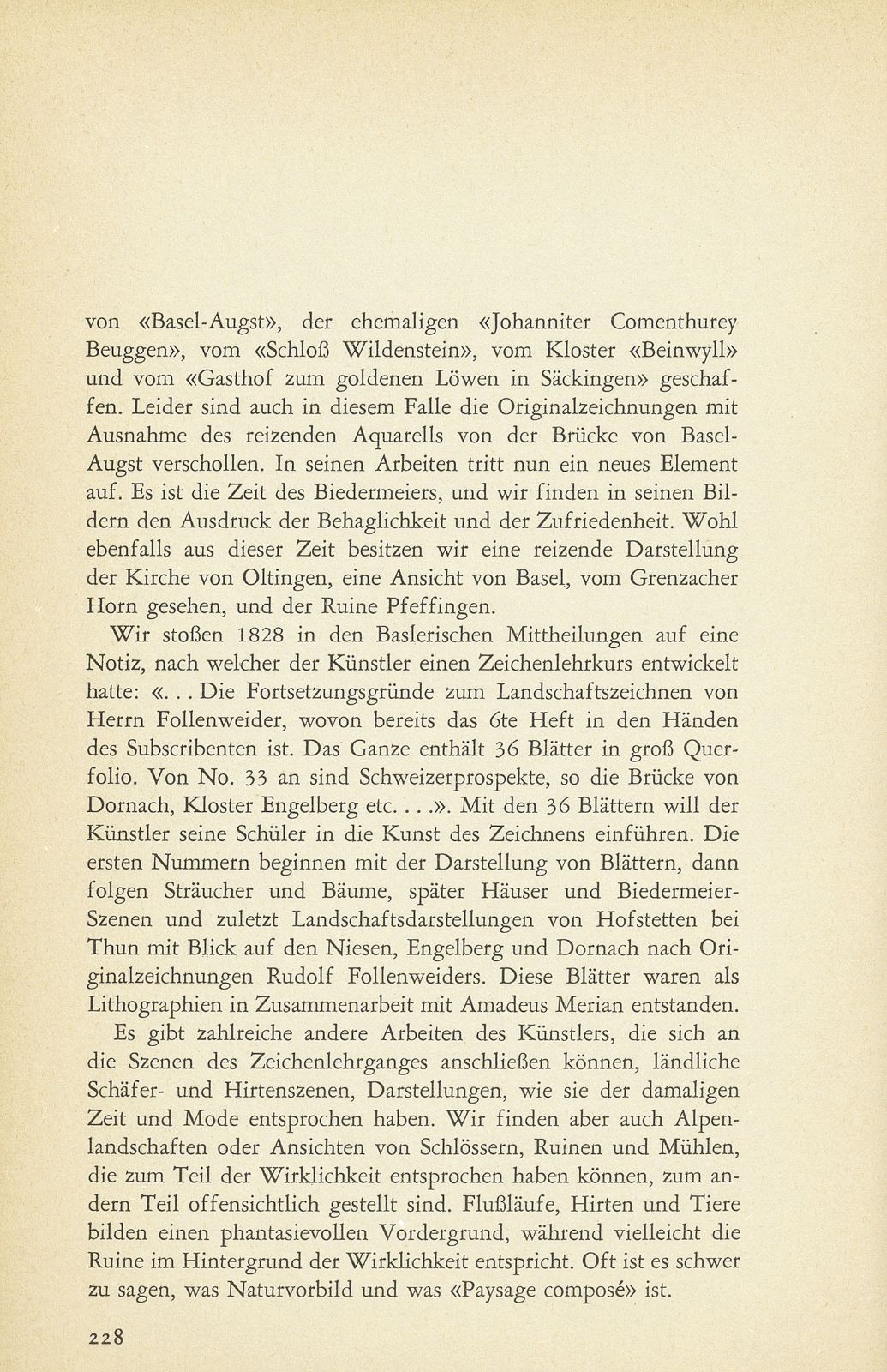 Zwei Maler aus dem alten Basel: Johann Rudolf Follenweider-Birmann (1774-1847) und Adolf Follenweider-Otto (1823-1894) – Seite 12