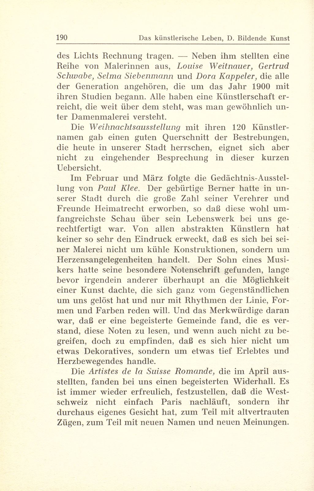 Das künstlerische Leben in Basel vom 1. Oktober 1940 bis 30. September 1941 – Seite 3