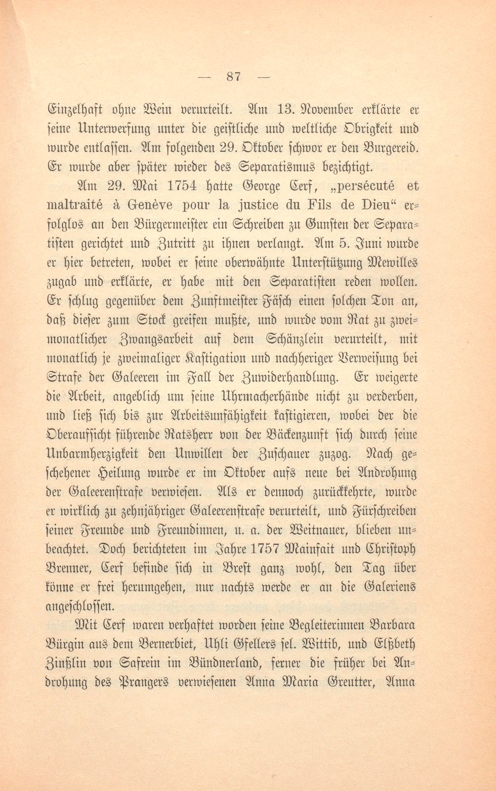 Die Basler Separatisten im achtzehnten Jahrhundert – Seite 34