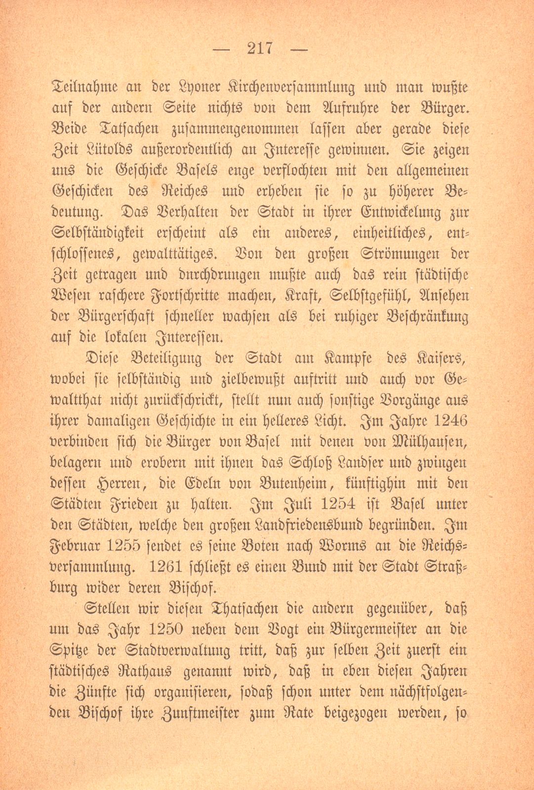 Zur Geschichte Basels im dreizehnten Jahrhundert – Seite 11