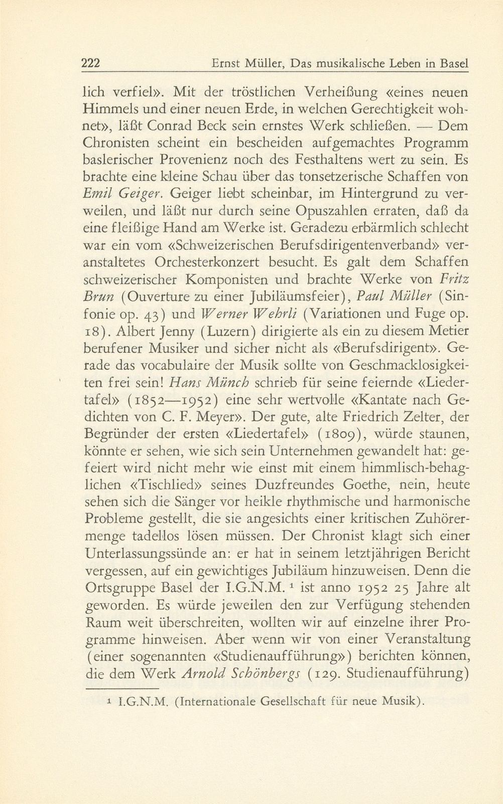 Das musikalische Leben in Basel vom 1. Oktober 1952 bis 30. September 1953 – Seite 4