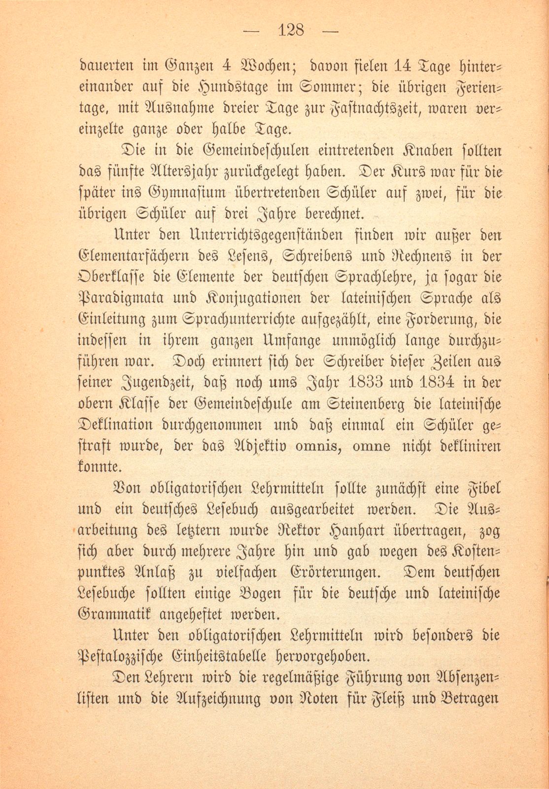 Die Gemeindeschulen der Stadt Basel in den Jahren 1817-1822 – Seite 25