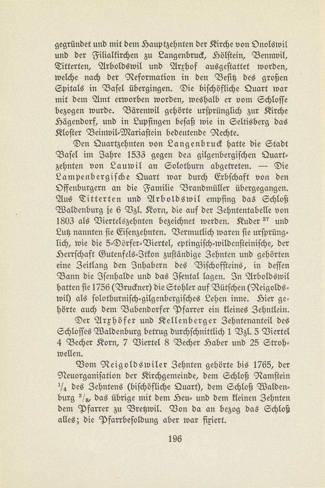 Die Lasten der baslerischen Untertanen im 18. Jahrhundert – Seite 32