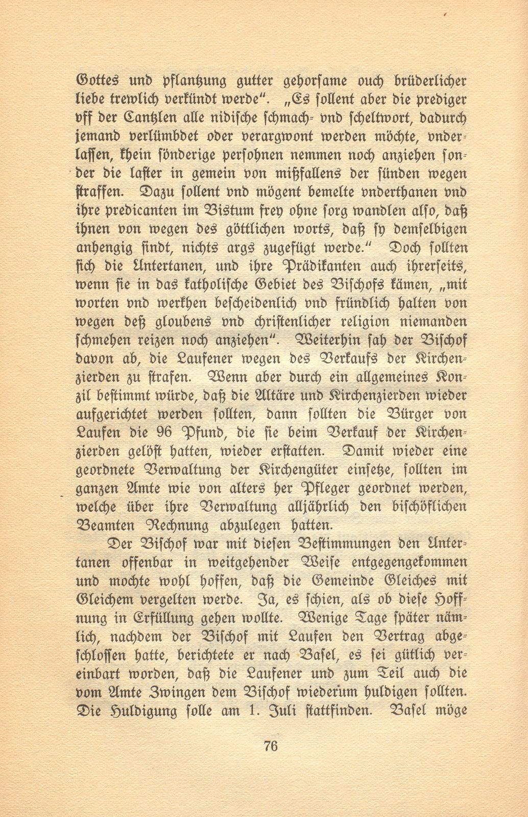 Die Reformation im baslerisch-bischöflichen Laufen – Seite 40