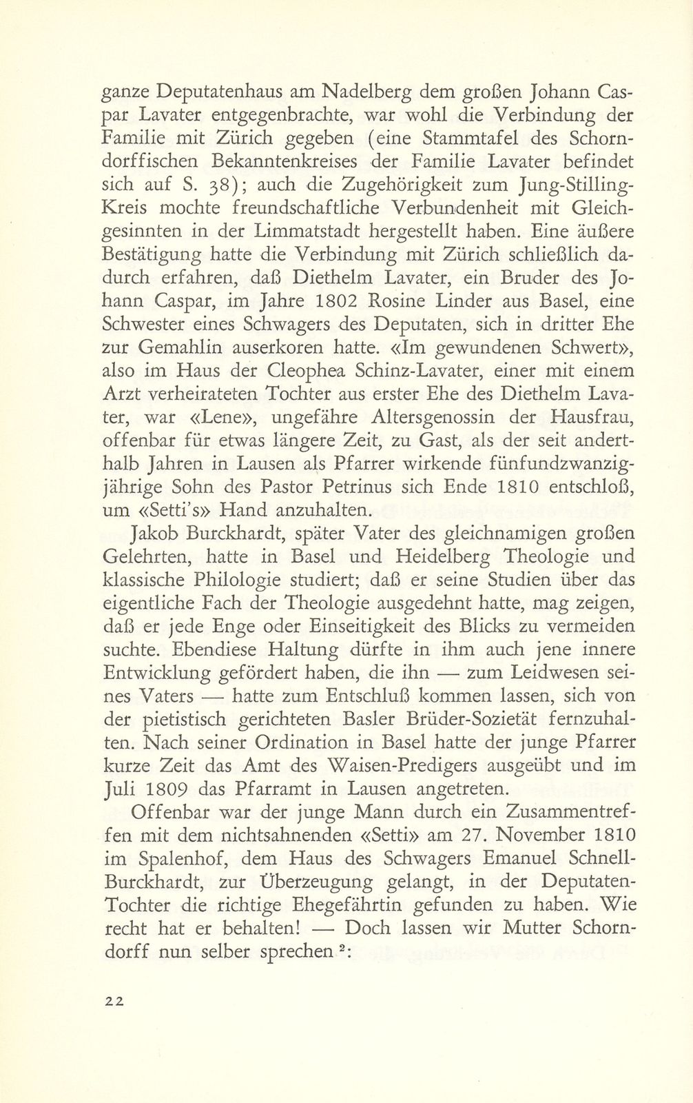 Eine Verlobung in Basel im Jahre 1810 – Seite 3