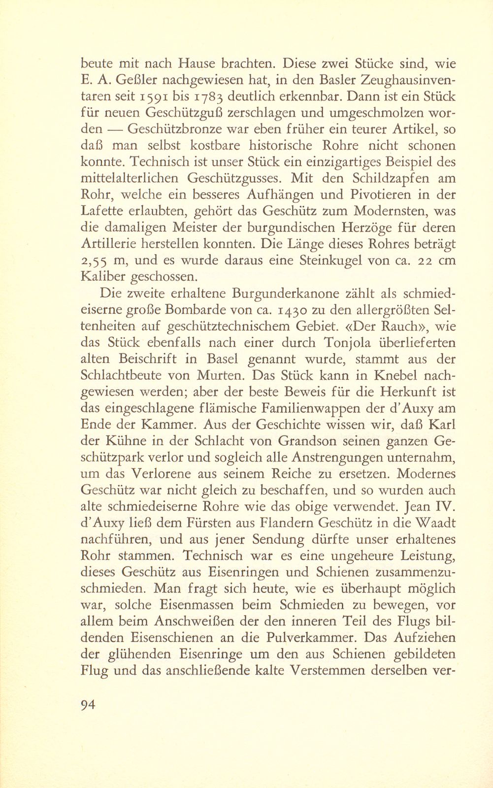 Die erhaltenen Waffenbestände des alten Basler Zeughauses – Seite 16