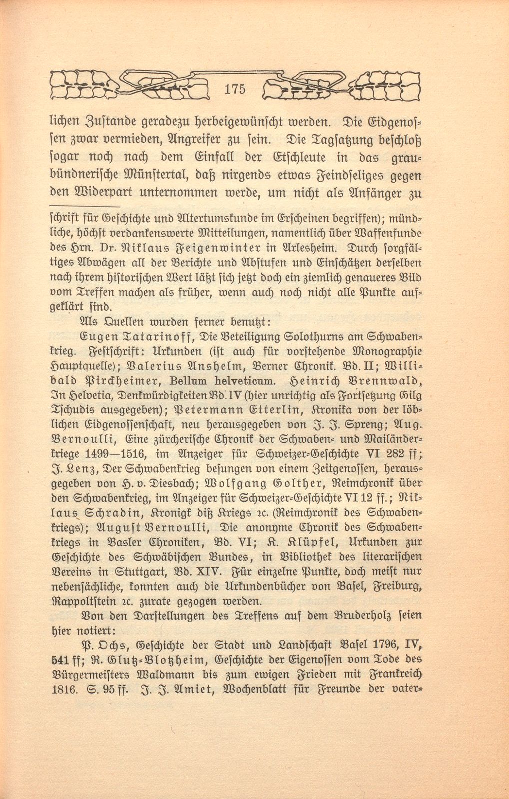 Das Gefecht auf dem Bruderholz. 22. März 1499 – Seite 2