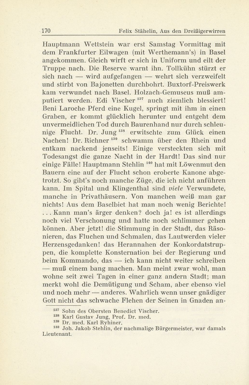 Erlebnisse und Bekenntnisse aus der Zeit der Dreissigerwirren [Gebrüder Stähelin] – Seite 68