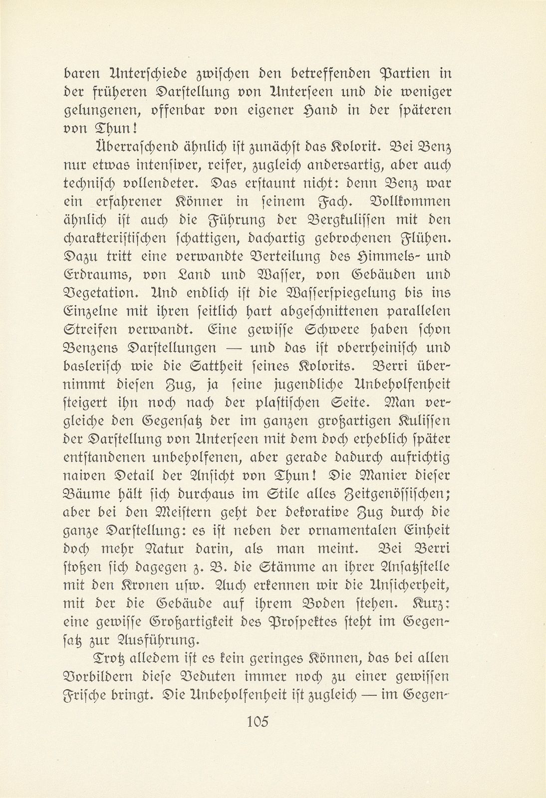 Melchior Berri. (Ein Beitrag zur Kultur des Spätklassizismus in Basel.) – Seite 47