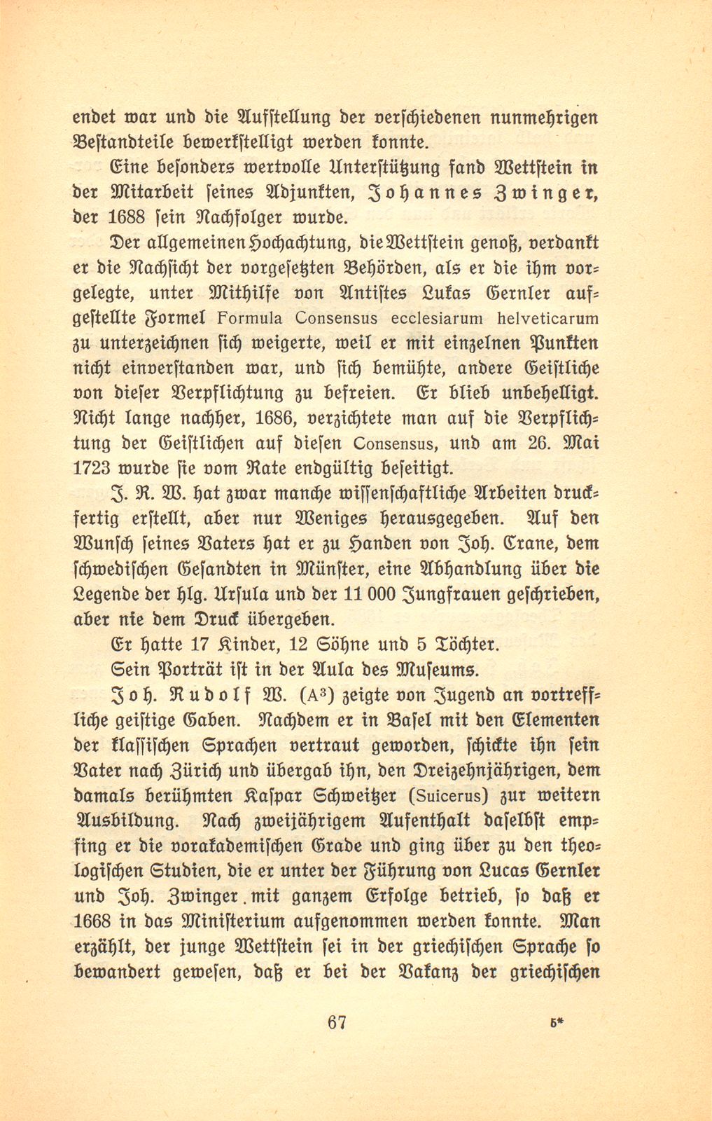 Johann Rudolf Wettstein's männliche Nachkommen in Basel – Seite 10