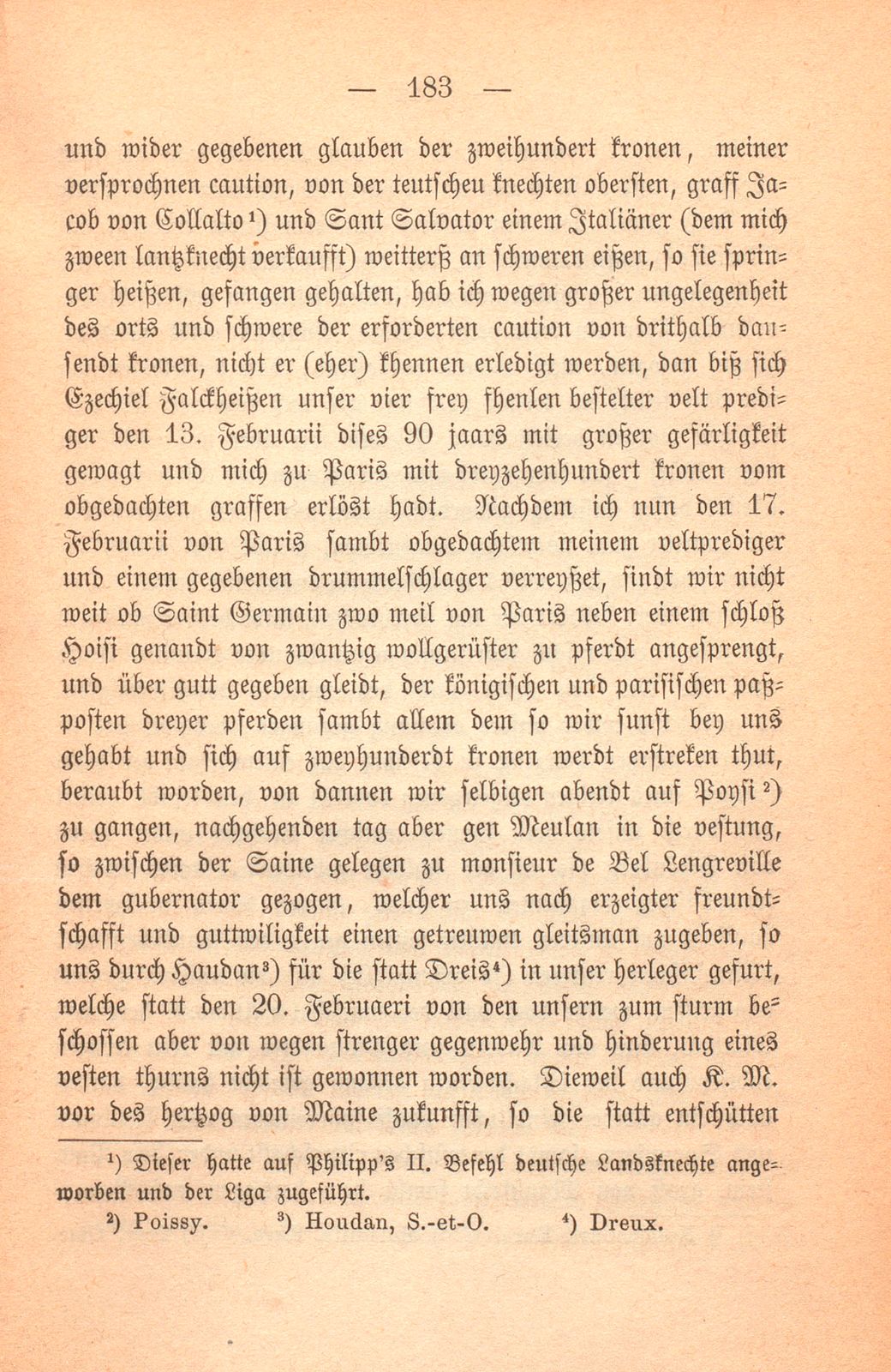 Schicksal einiger Basler Fähnlein in französischem Sold. (1589-1593.) – Seite 34