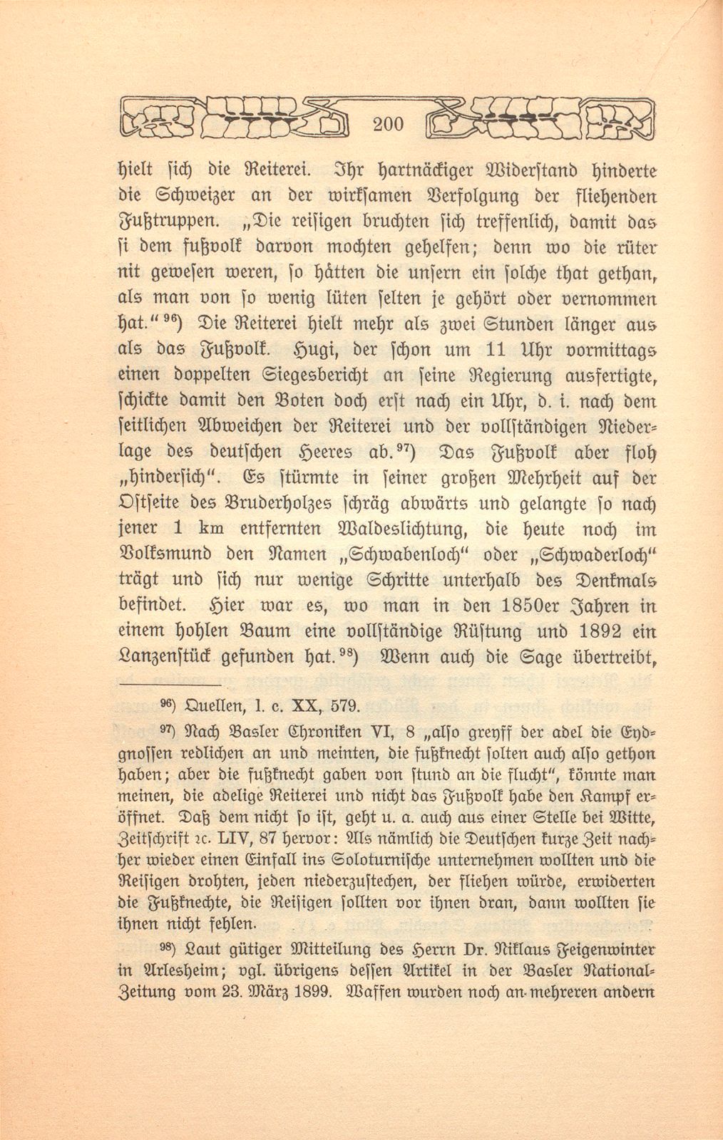 Das Gefecht auf dem Bruderholz. 22. März 1499 – Seite 27