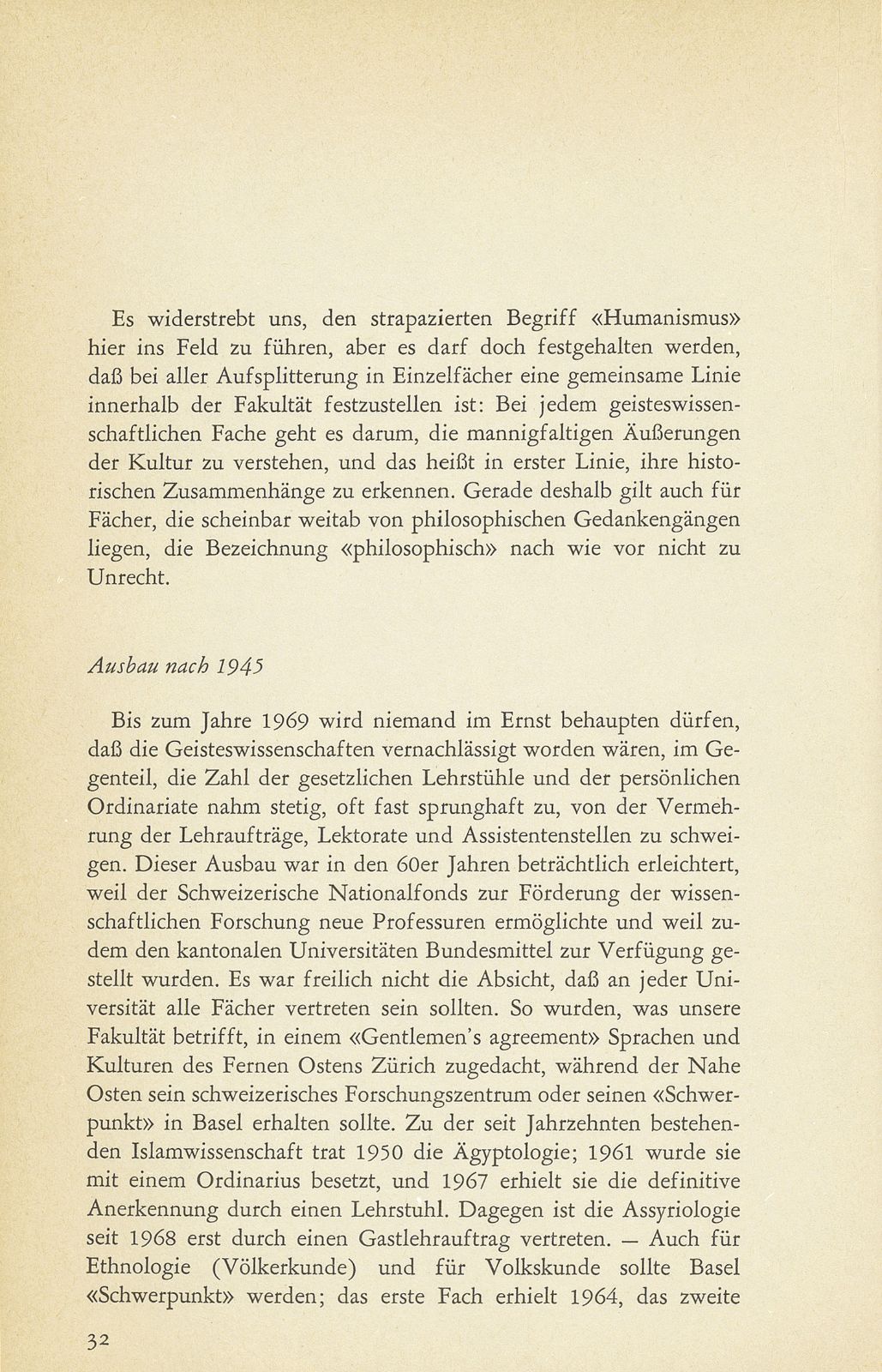 Die Philosophisch-Historische Fakultät der Universität Basel – Seite 7