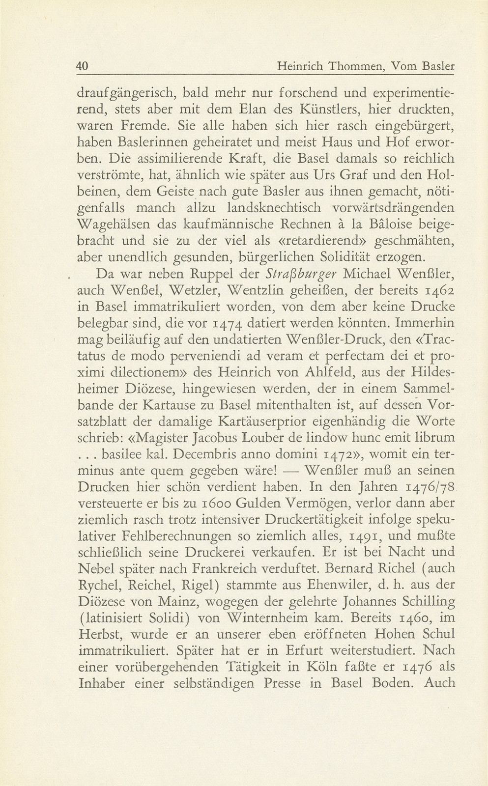 Vom Basler Buchdruck des 15. Jahrhunderts – Seite 11