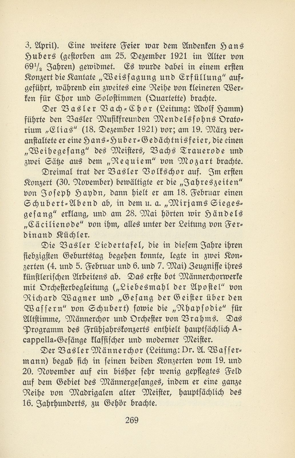 Das künstlerische Leben in Basel vom 1. November 1921 bis 1. Oktober 1922 – Seite 3