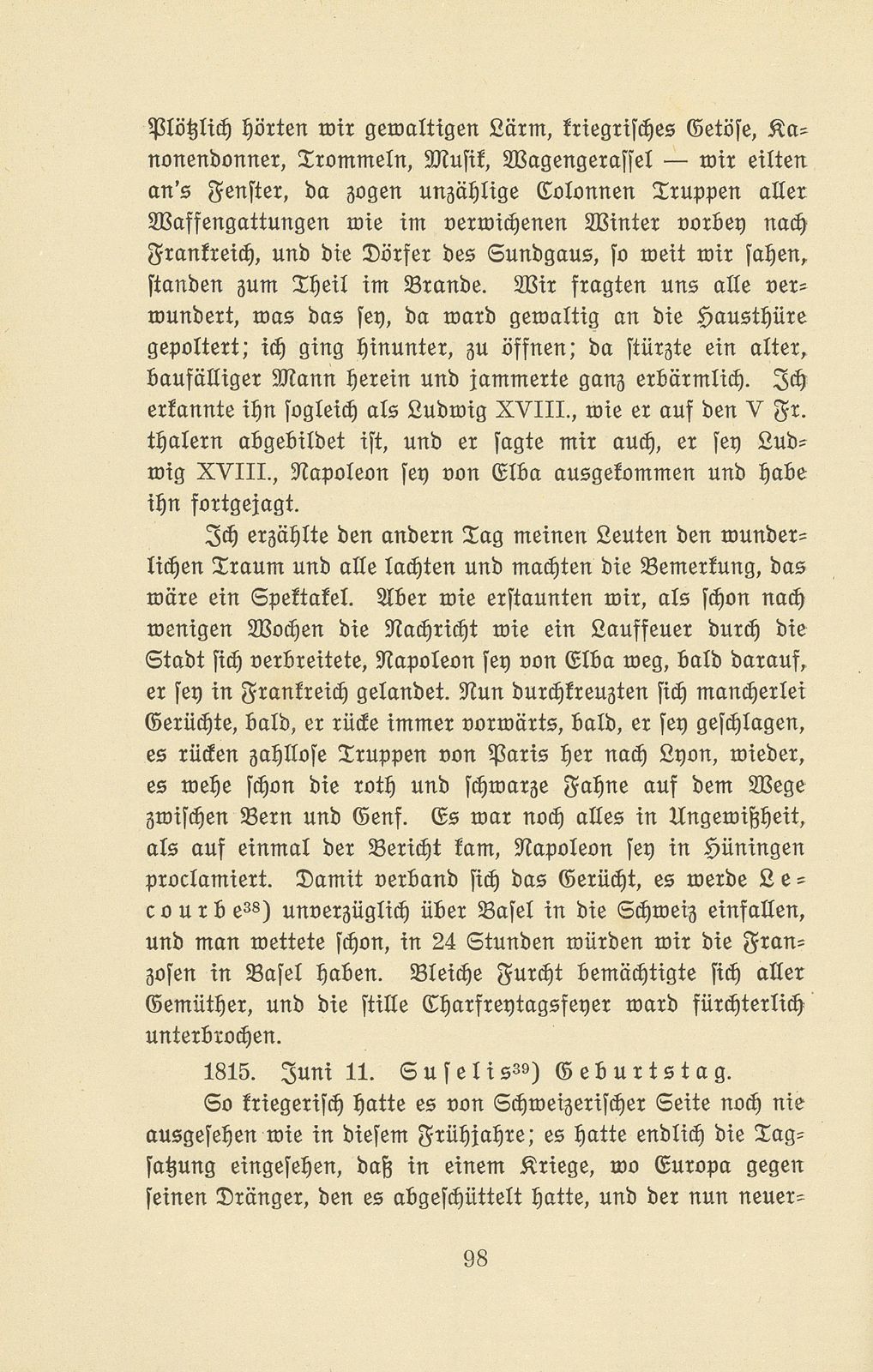 Aus den Aufzeichnungen von Pfarrer Daniel Kraus 1786-1846 – Seite 46