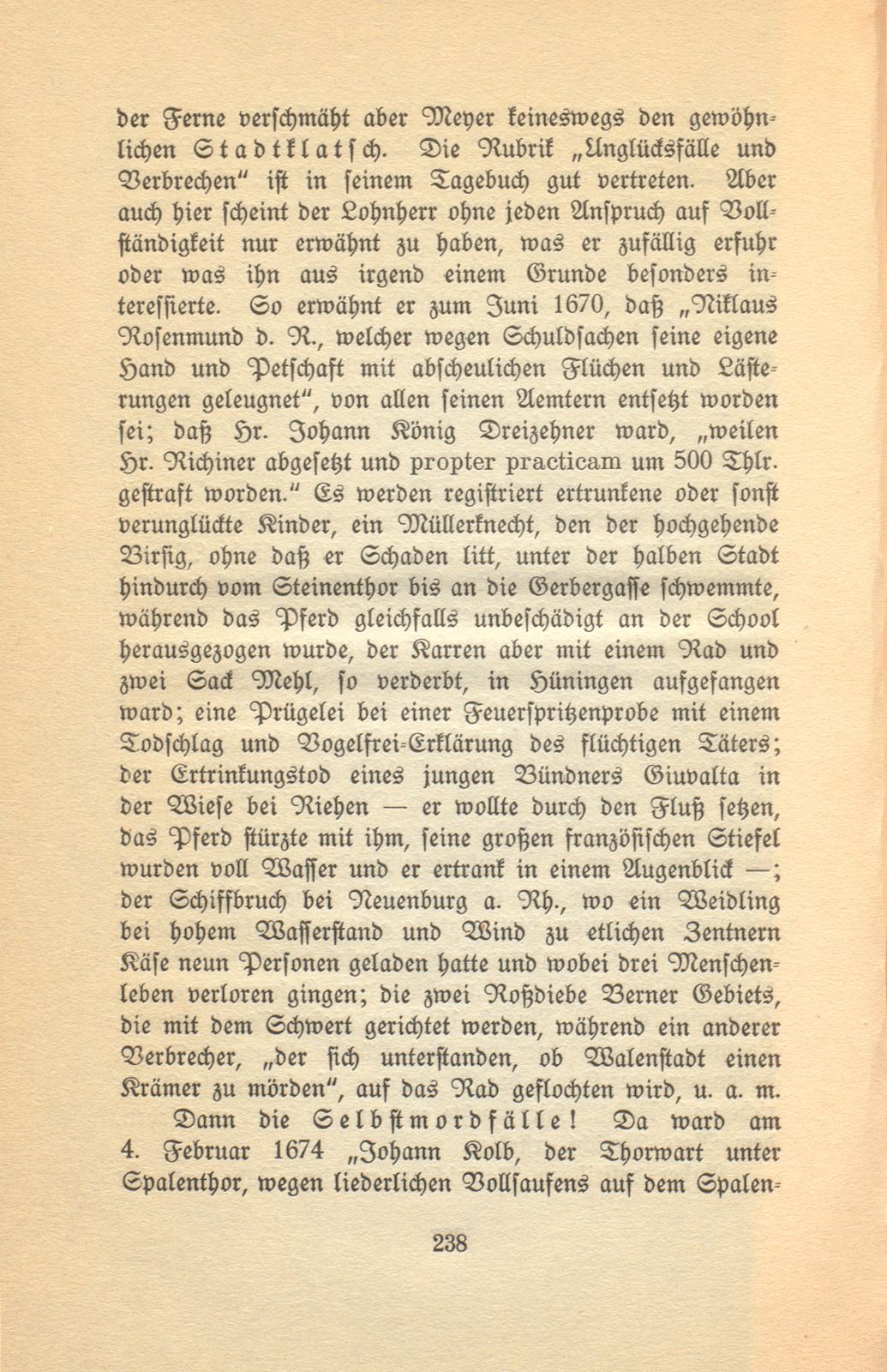 Aus den Aufzeichnungen des Lohnherrn Jakob Meyer 1670-1674 – Seite 26