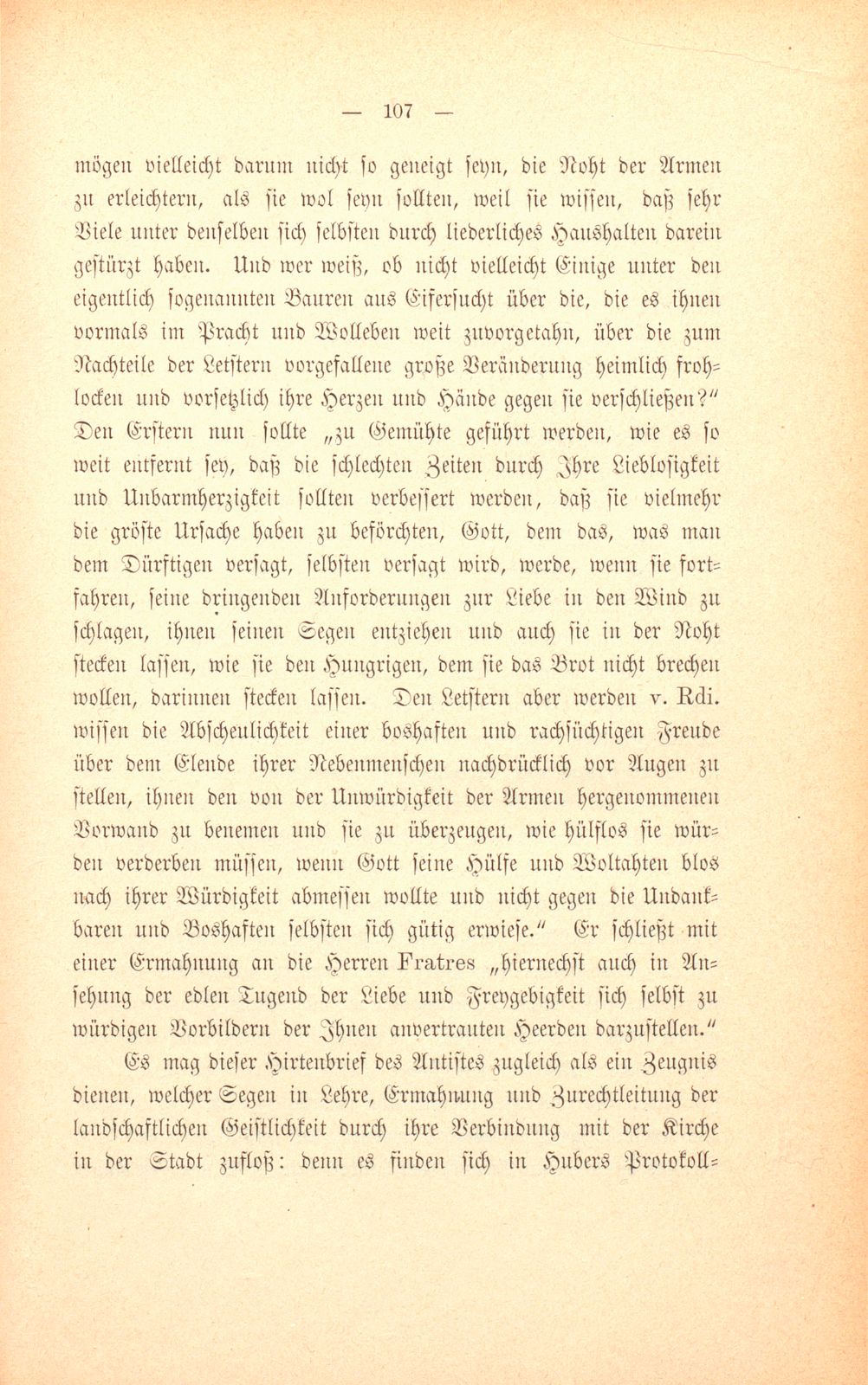 M. Johann Jakob Huber, weil. Pfarrer und Dekan in Sissach und seine Sammlungen zur Geschichte der Stadt und Landschaft Basel – Seite 33