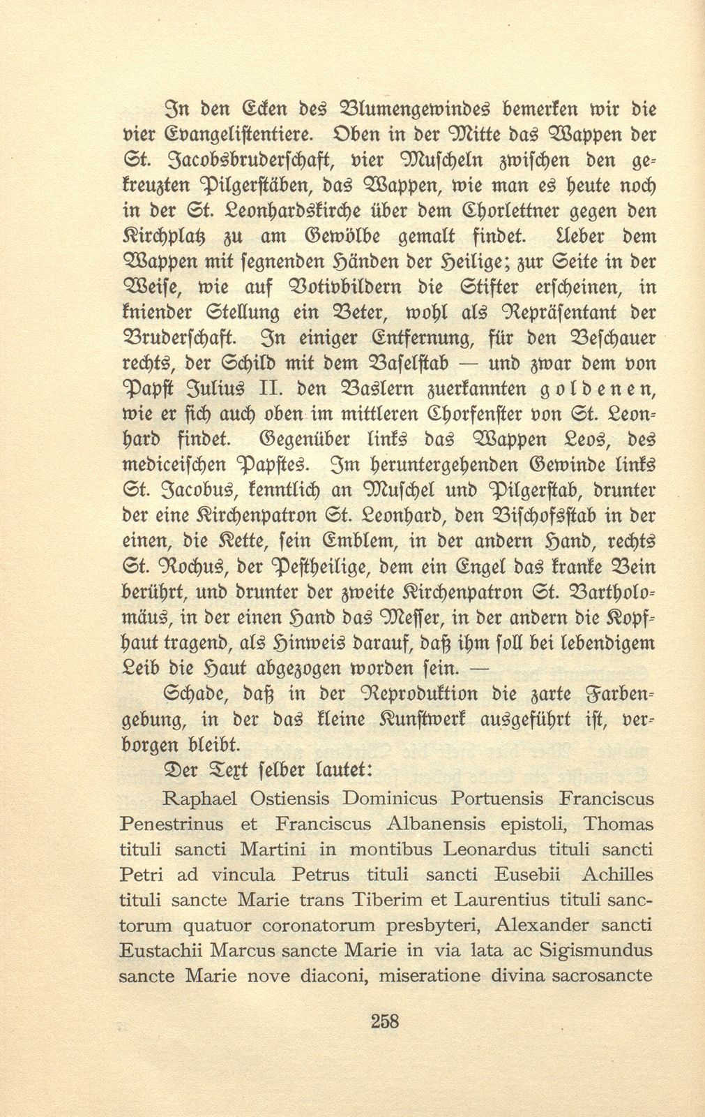 Ablassbrief von Anno 1517 zu Gunsten des Jakobusaltars in St. Leonhard – Seite 18