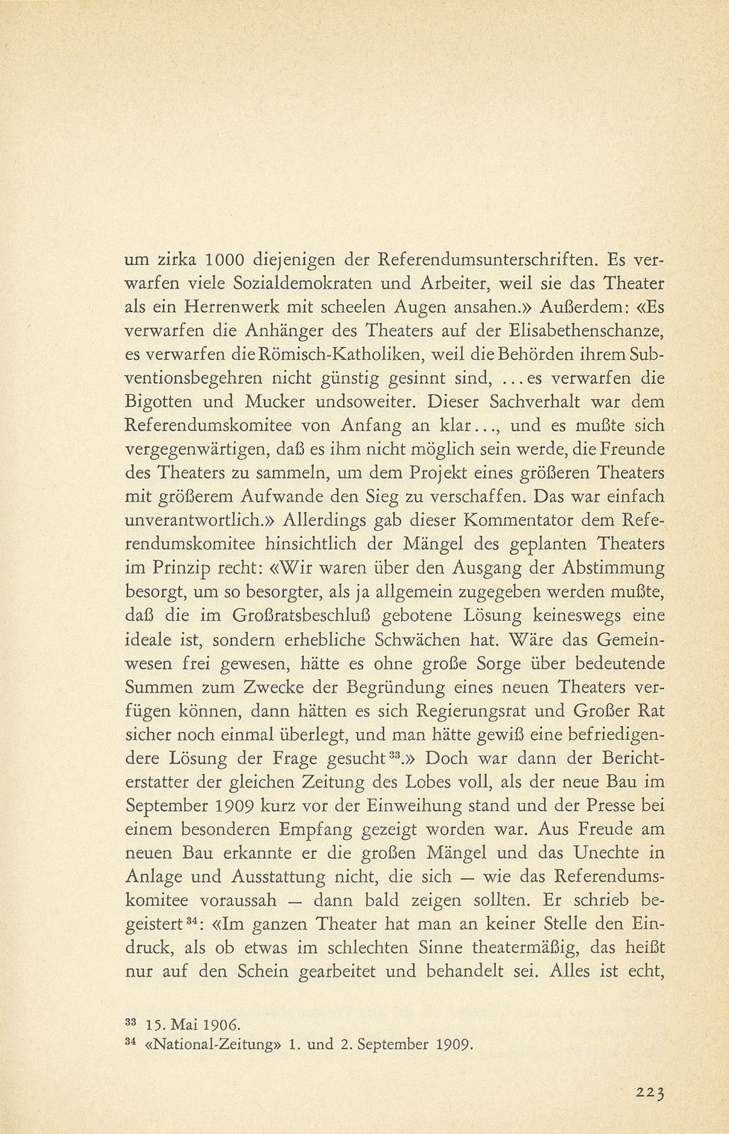 Aus der Baugeschichte des jetzigen Basler Stadttheaters. (Im Hinblick auf den im Entstehen begriffenen Neubau) – Seite 40