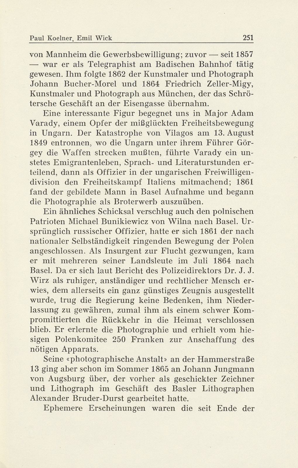 Emil Wick (1816-1894). Mechanikus, Optikus und Pionier der Daguerrotypie in Basel – Seite 23