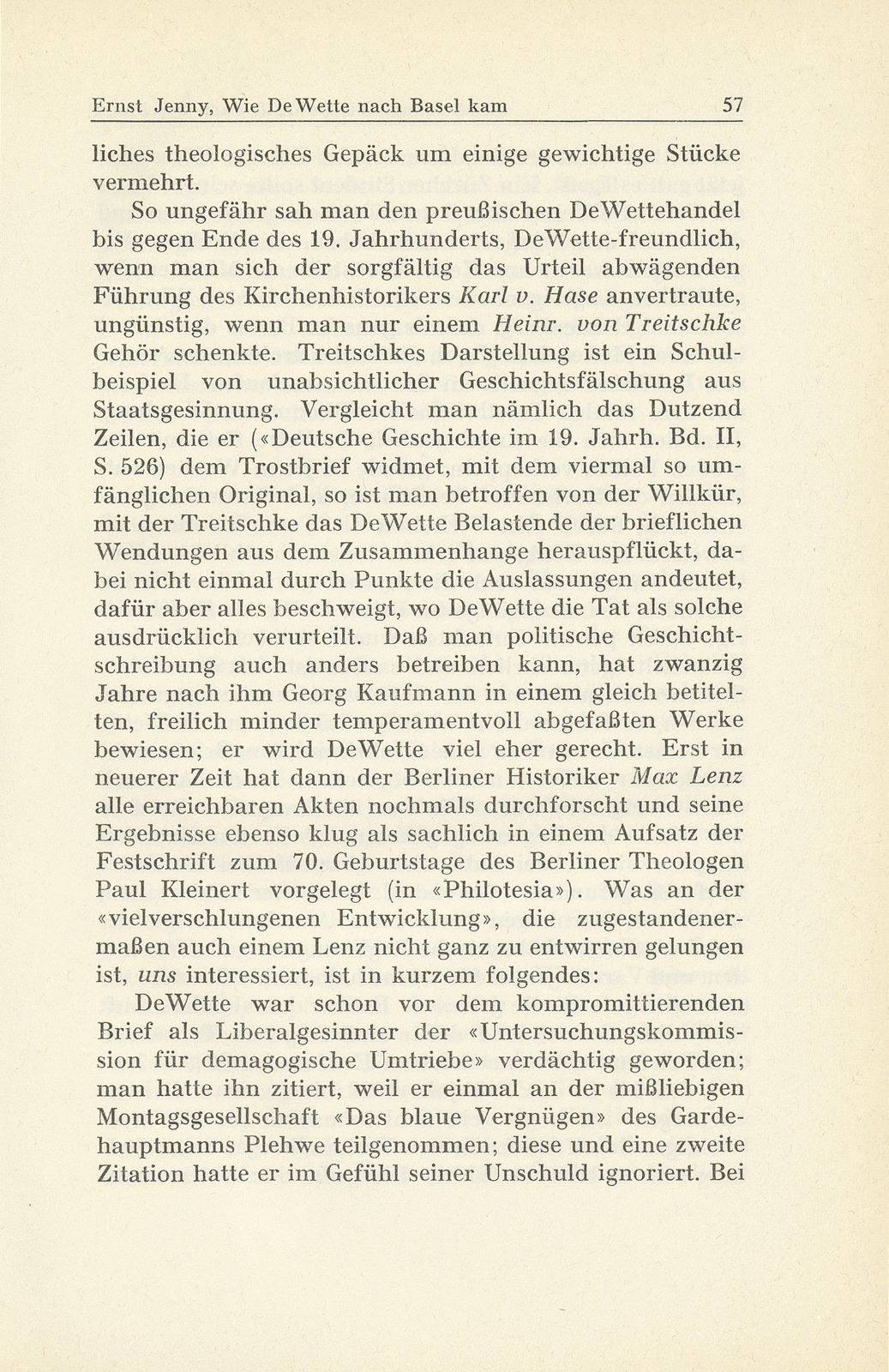 Wie De Wette nach Basel kam – Seite 7