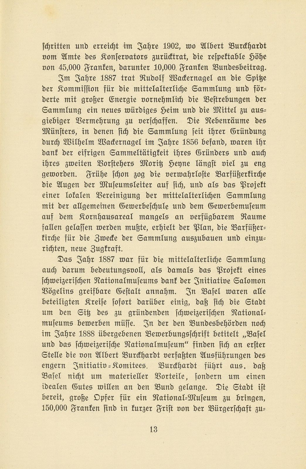 Albert Burckhardt-Finsler 18. November 1854 – 2. August 1911 – Seite 13