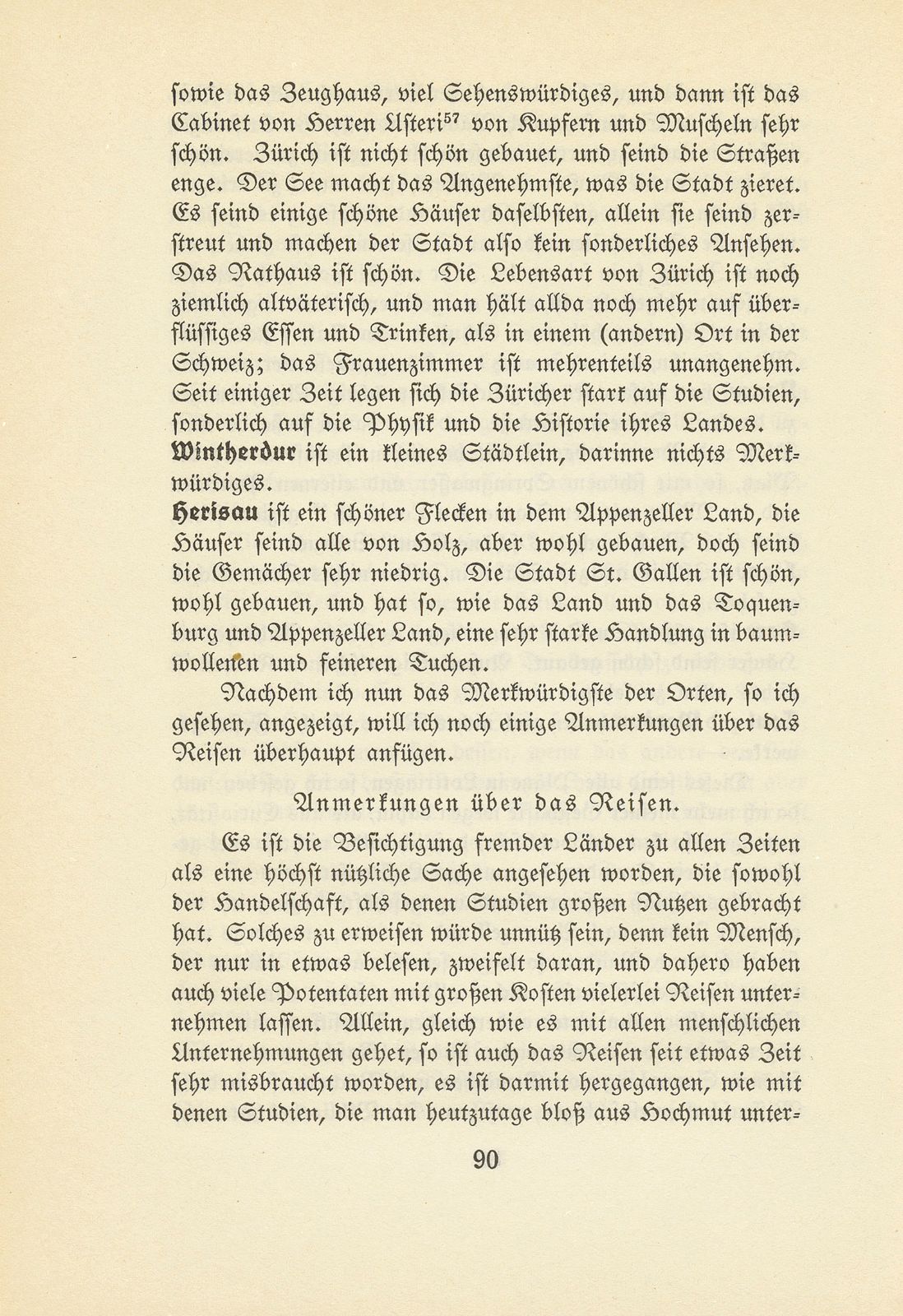 Johannes Ryhiner's Anmerkungen über das Merkwürdige, so in denen Städten, die ich zu sehen Gelegenheit gehabt, wahrzunehmen, nach der Ordnung, wie ich solche eine nach der anderen besucht – Seite 37