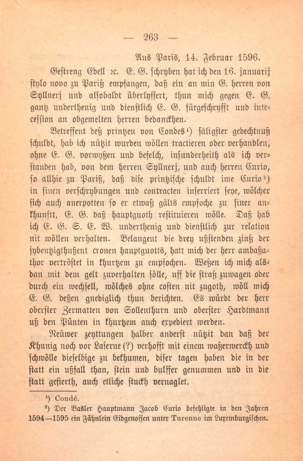 Schicksal einiger Basler Fähnlein in französischem Sold. (1589-1593.) – Seite 112