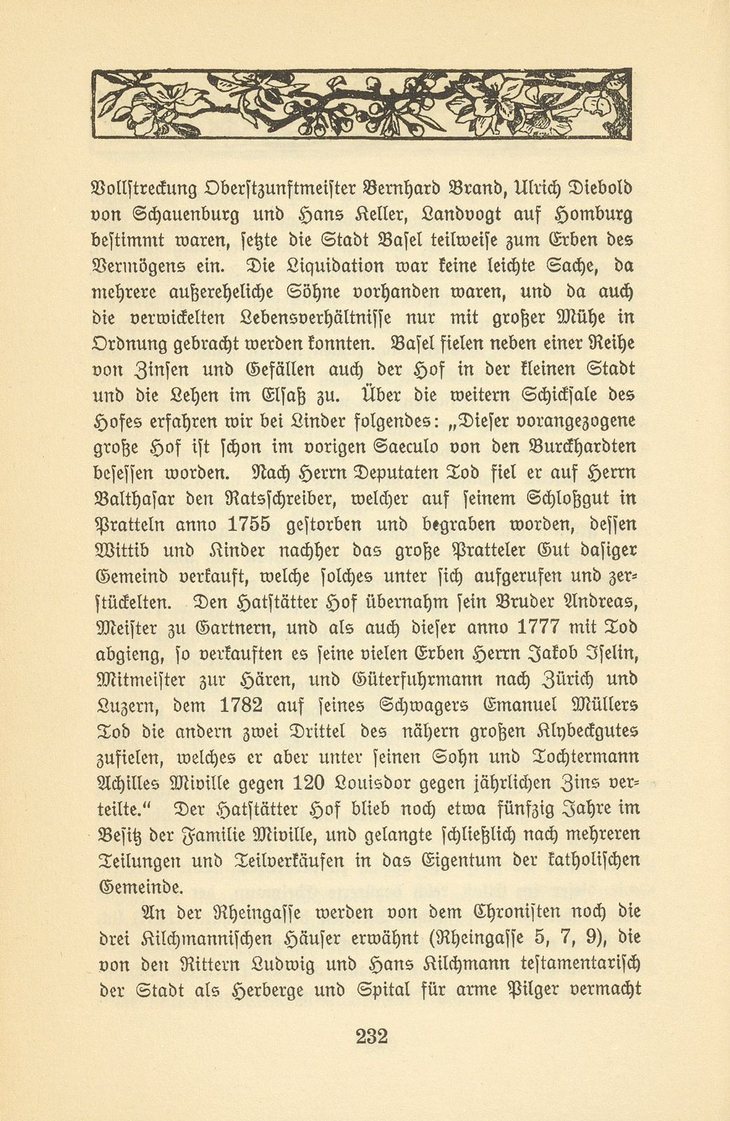 Eine Kleinbasler Chronik des 18. Jahrhunderts [Wilhelm Linder] – Seite 40