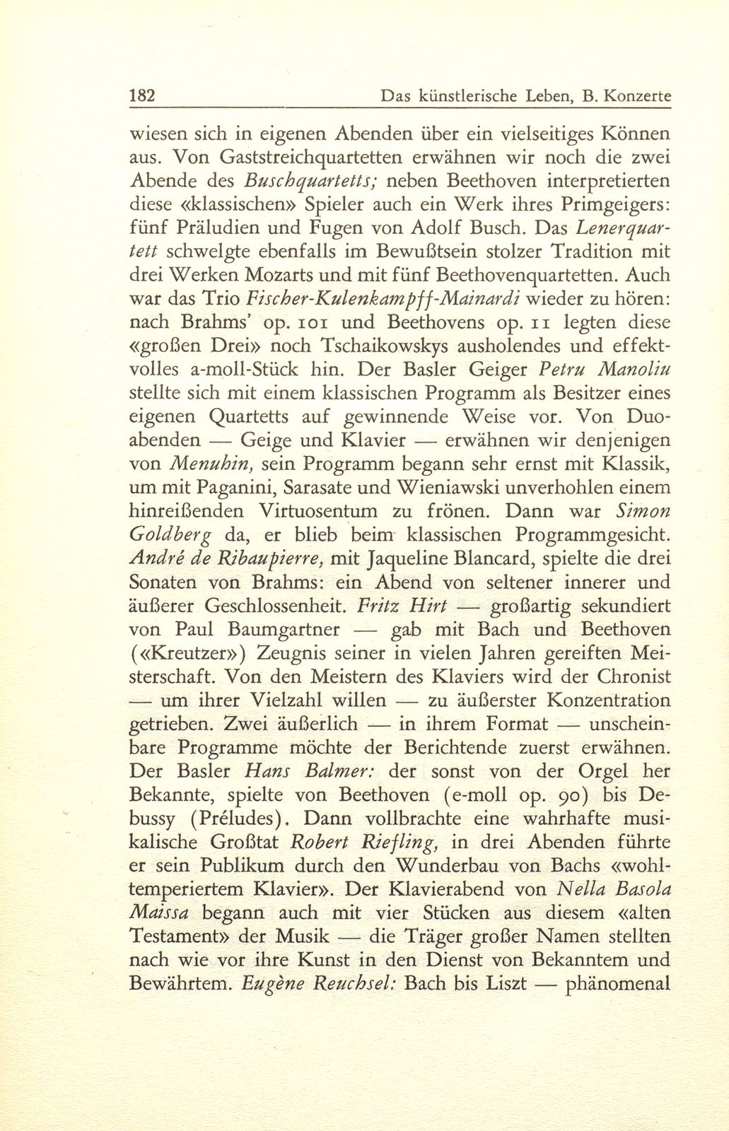 Das künstlerische Leben in Basel vom 1. Oktober 1947 bis 30. September 1948 – Seite 9