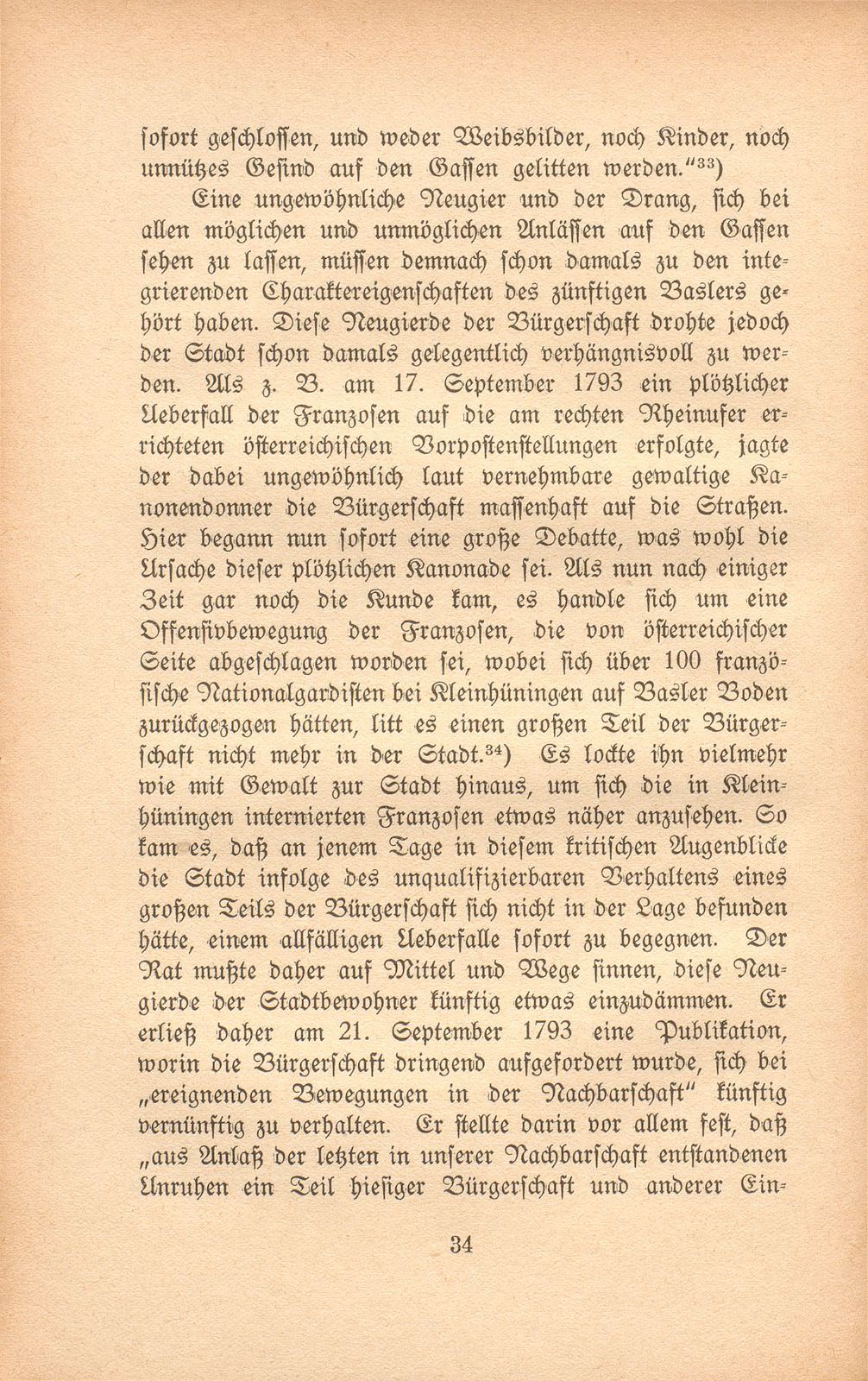 Kriegsnöte der Basler in den 1790er Jahren – Seite 21