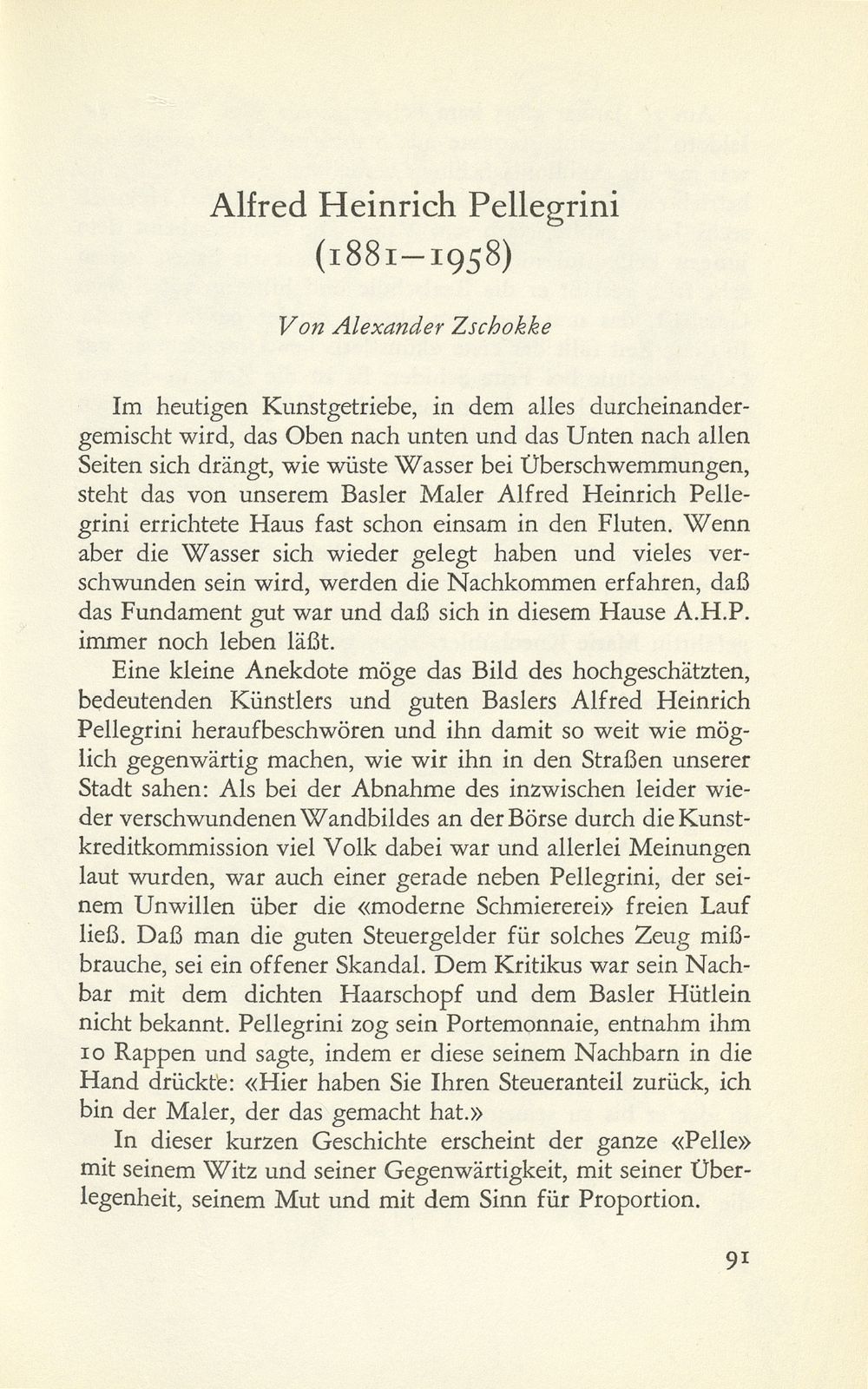 Alfred Heinrich Pellegrini (1881-1958) – Seite 1