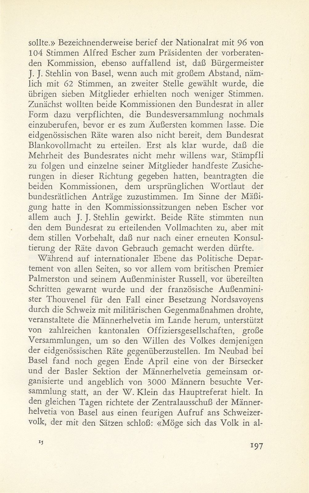 Der Neuenburger Handel (1856/57) und der Savoyerkonflikt (1860) in baslerischer Sicht – Seite 41