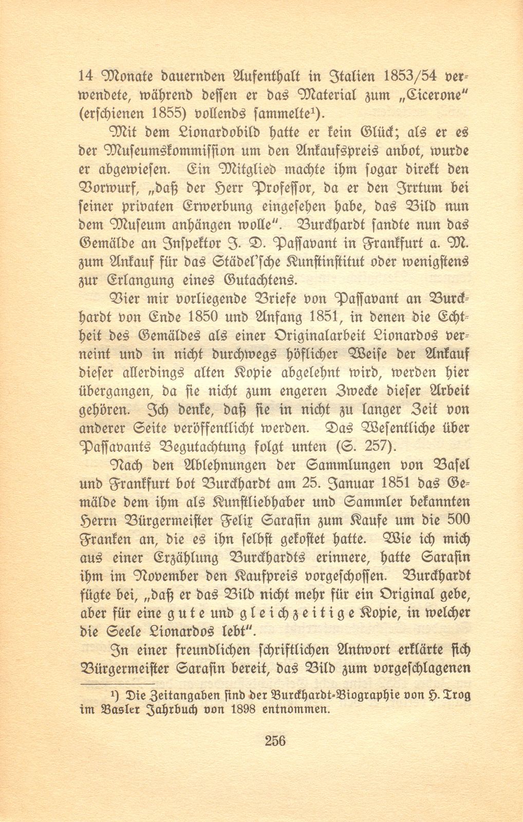 Beiträge zum Verhältnis zwischen Jacob Burckhardt und Arnold Böcklin – Seite 5