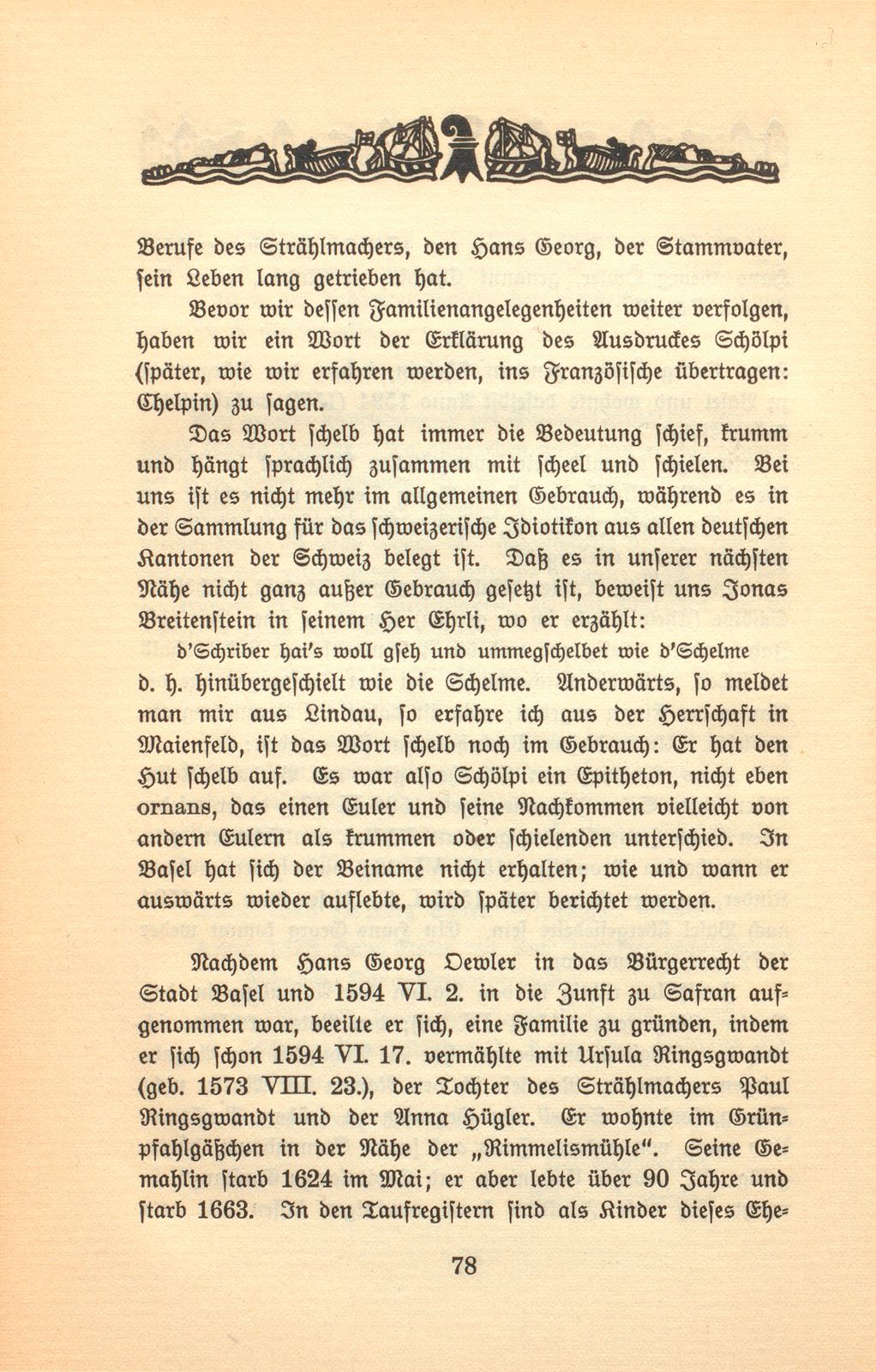 Zur Genealogie der Familie Euler in Basel – Seite 12