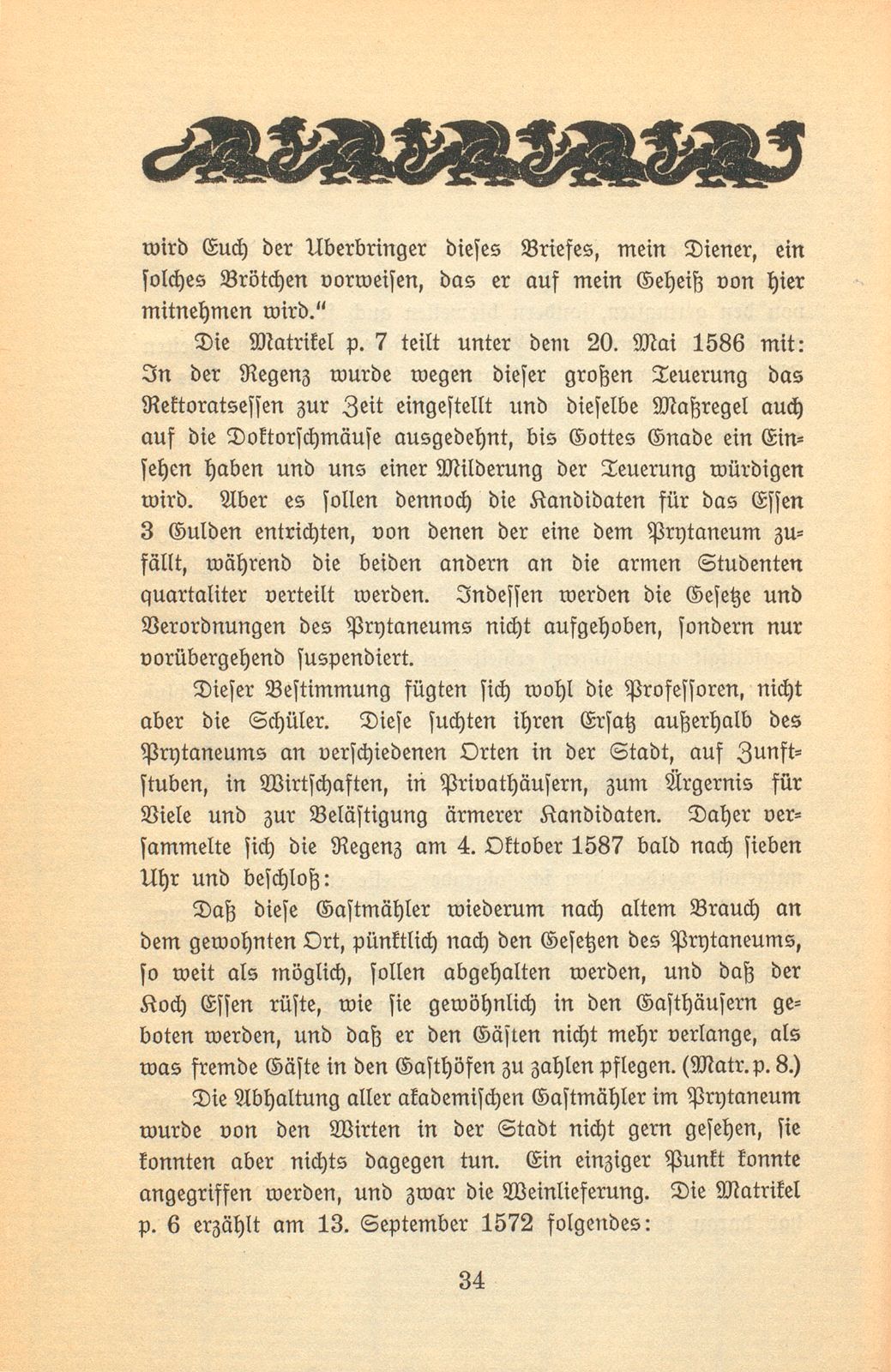 Das Prytaneum der Universität Basel. 1570-1744 – Seite 12