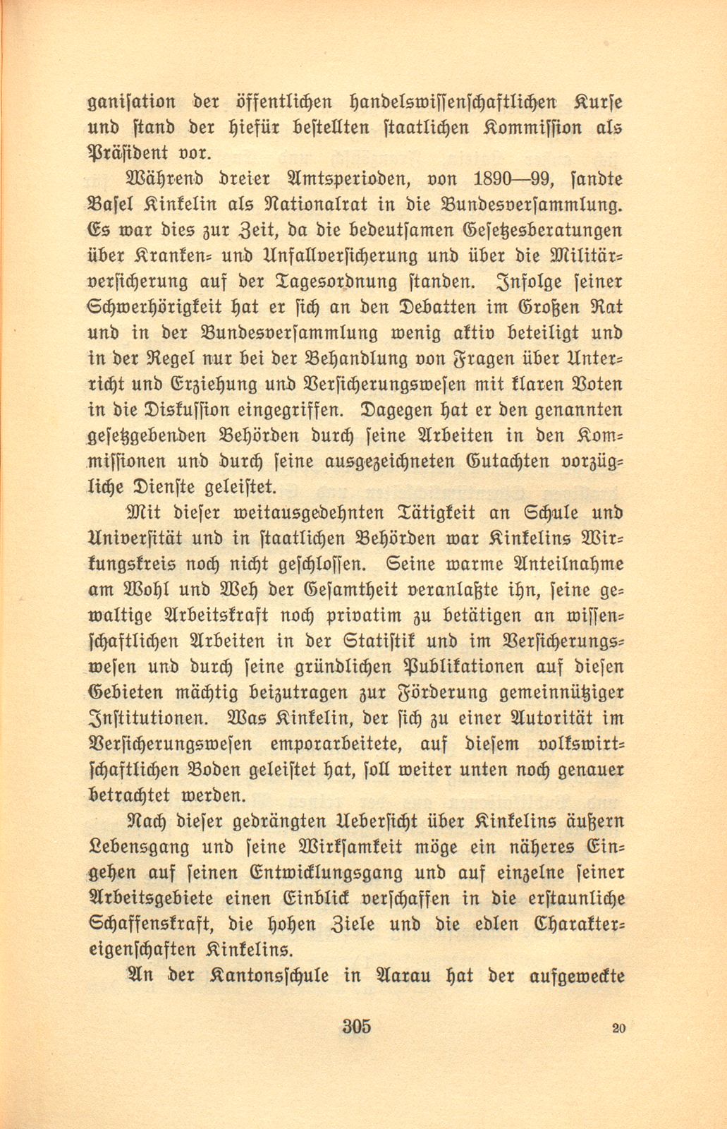 Prof. Dr. Hermann Kinkelin. 11. November 1832 bis 2. Januar 1913 – Seite 4