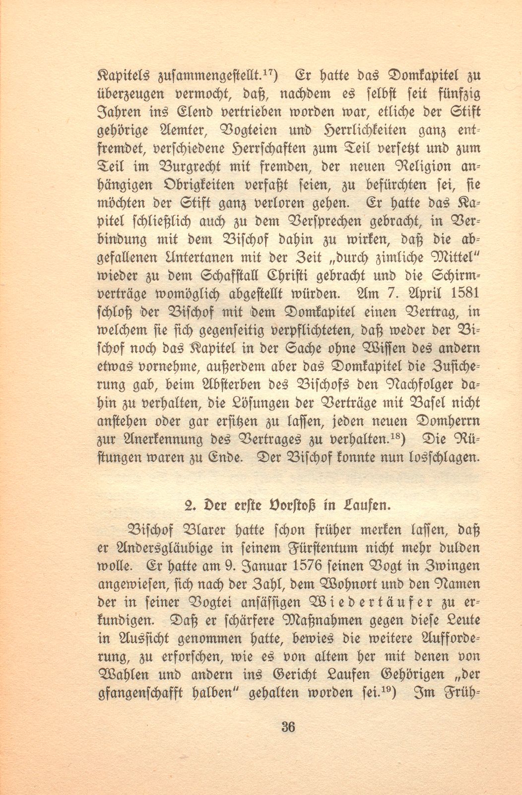 Die Gegenreformation im baslerisch-bischöflichen Laufen – Seite 6