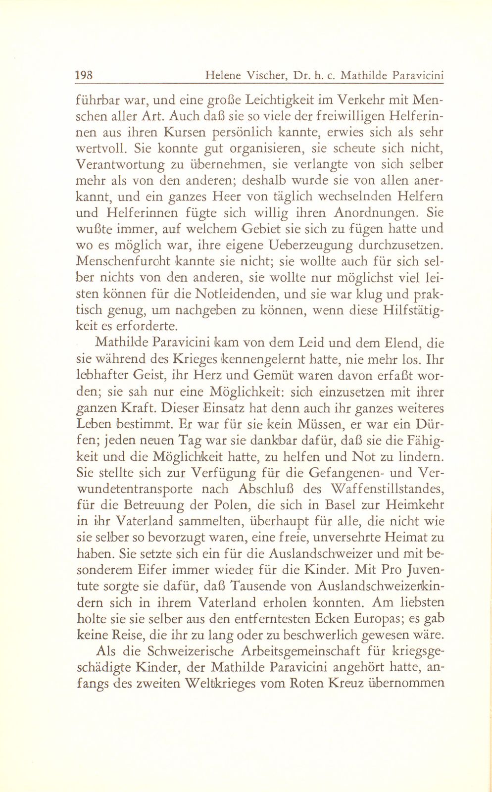 Dr. h.c. Mathilde Paravicini 9. Juni 1875 bis 10. Juni 1954 – Seite 5