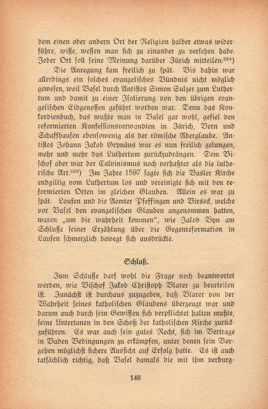 Die Gegenreformation im baslerisch-bischöflichen Laufen – Seite 58