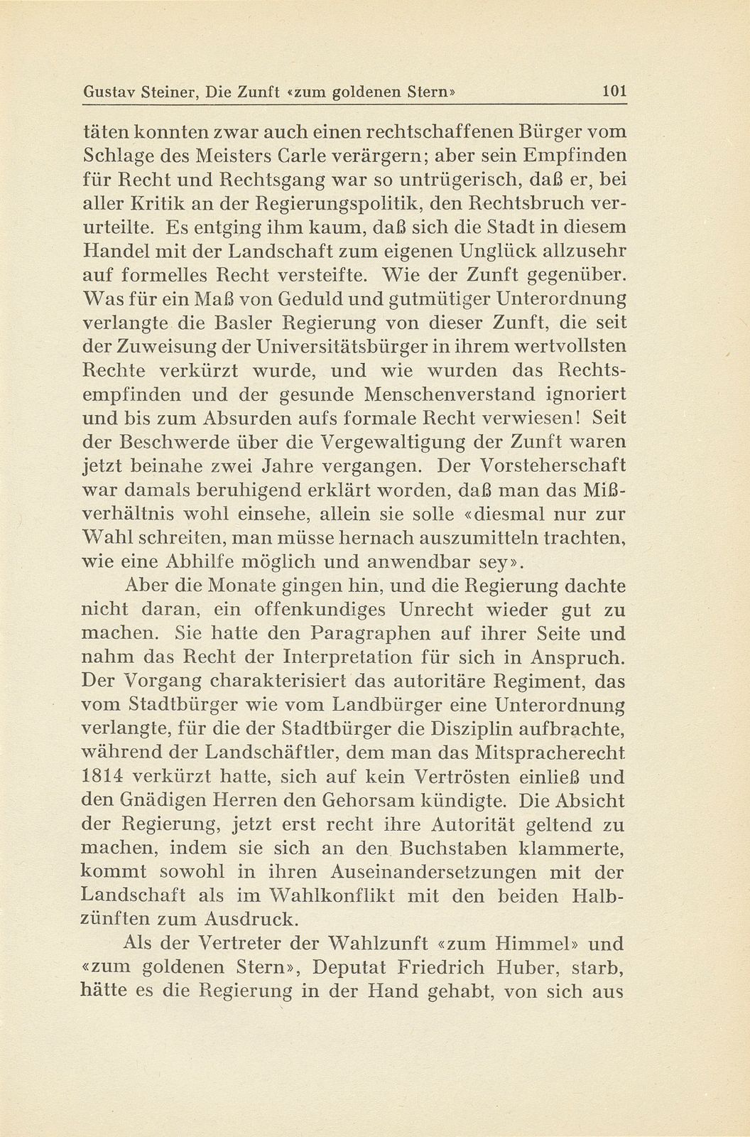 Die Zunft ‹zum goldenen Stern› im 19. Jahrhundert – Seite 33