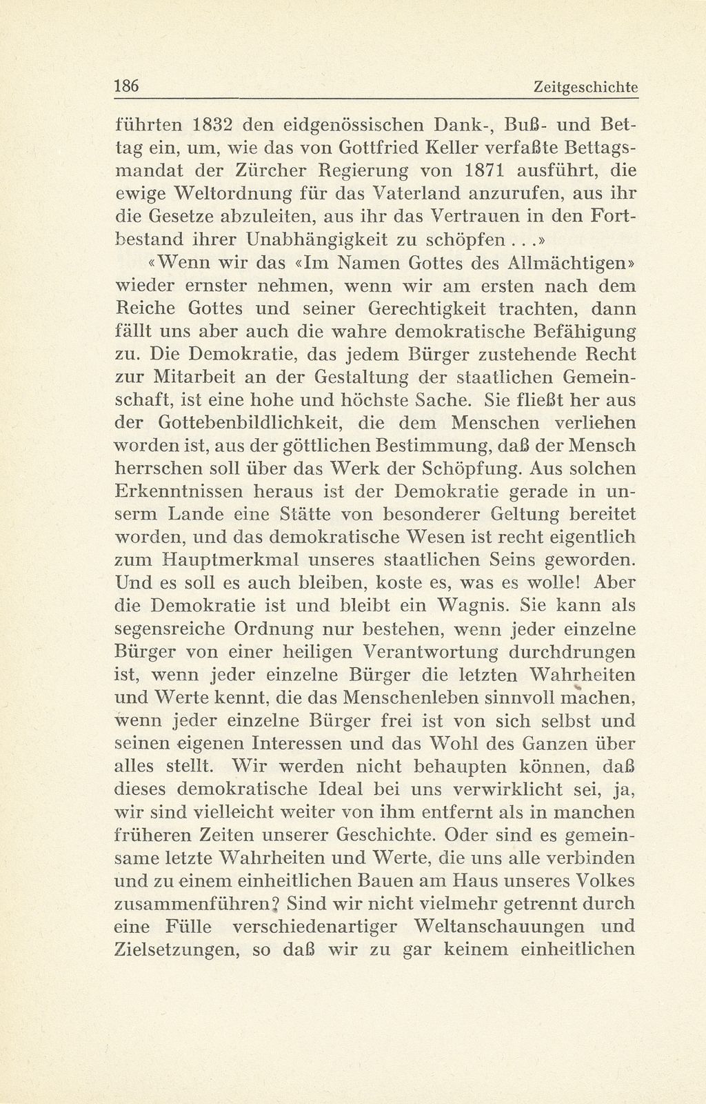 Zur Zeitgeschichte. 2. Aus der Festrede zum 1. August 1940 von Prof. Dr. Ernst Staehelin – Seite 3