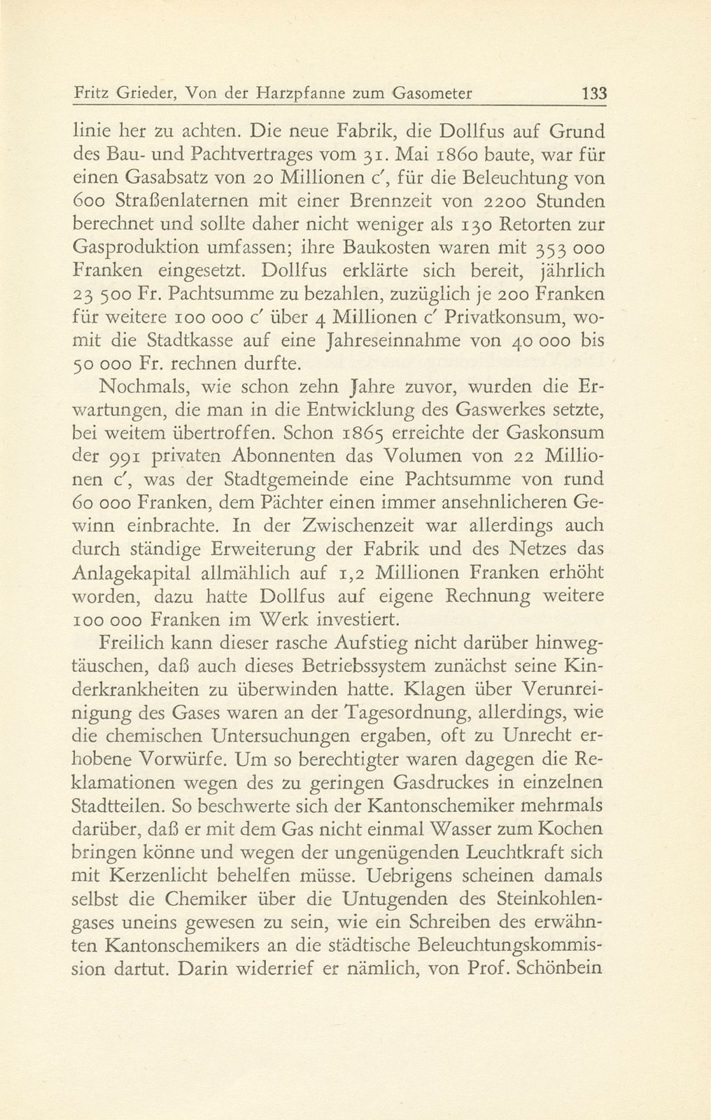 Von der Harzpfanne zum Gasometer (100 Jahre Basler Gasversorgung) – Seite 13