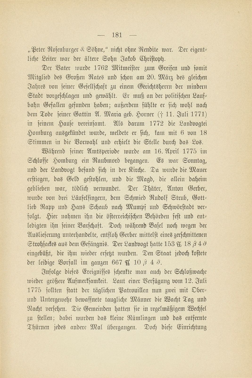 Stadt und Landschaft Basel in der zweiten Hälfte des 18. Jahrhunderts – Seite 58