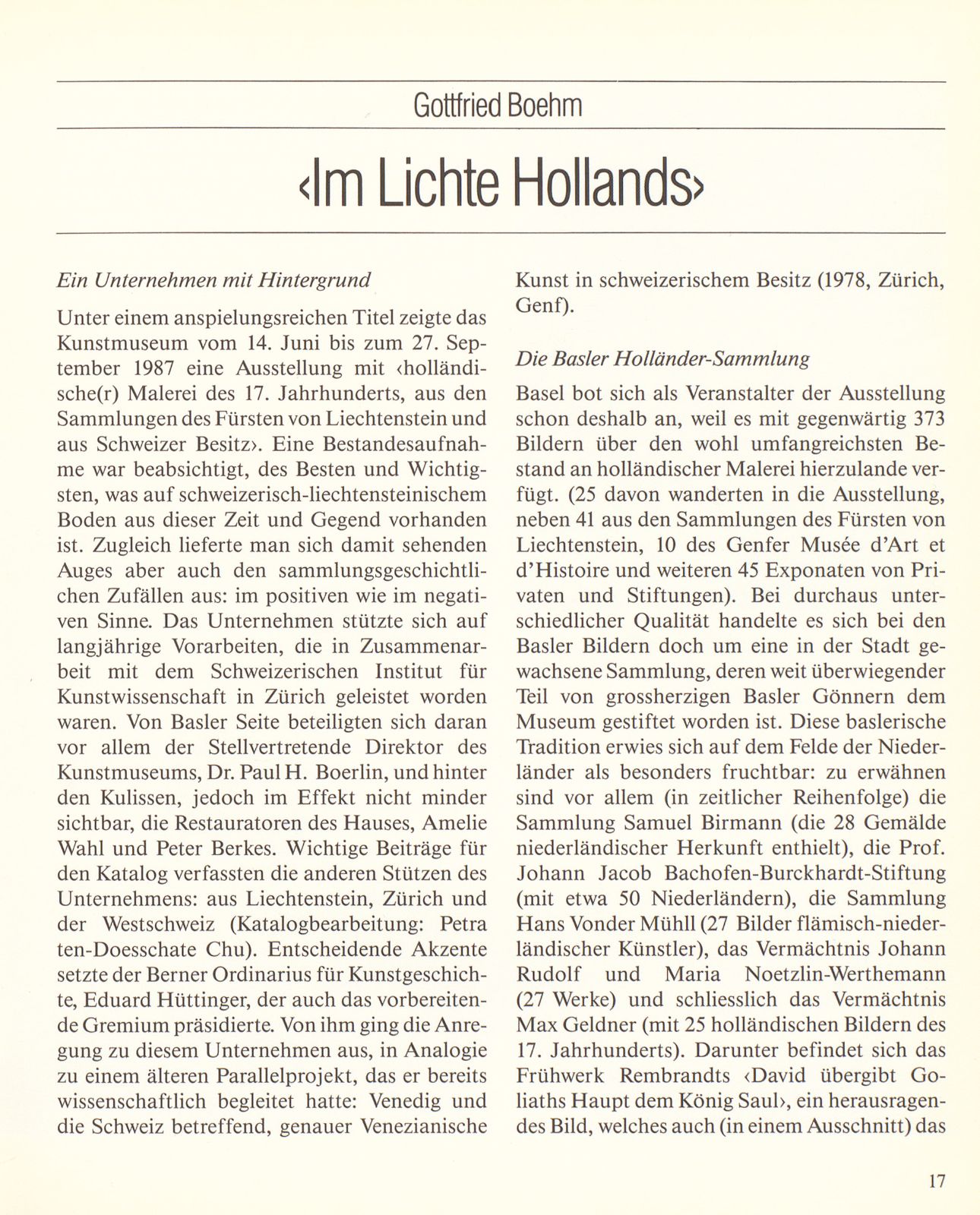 ‹Im Lichte Hollands› – Seite 1